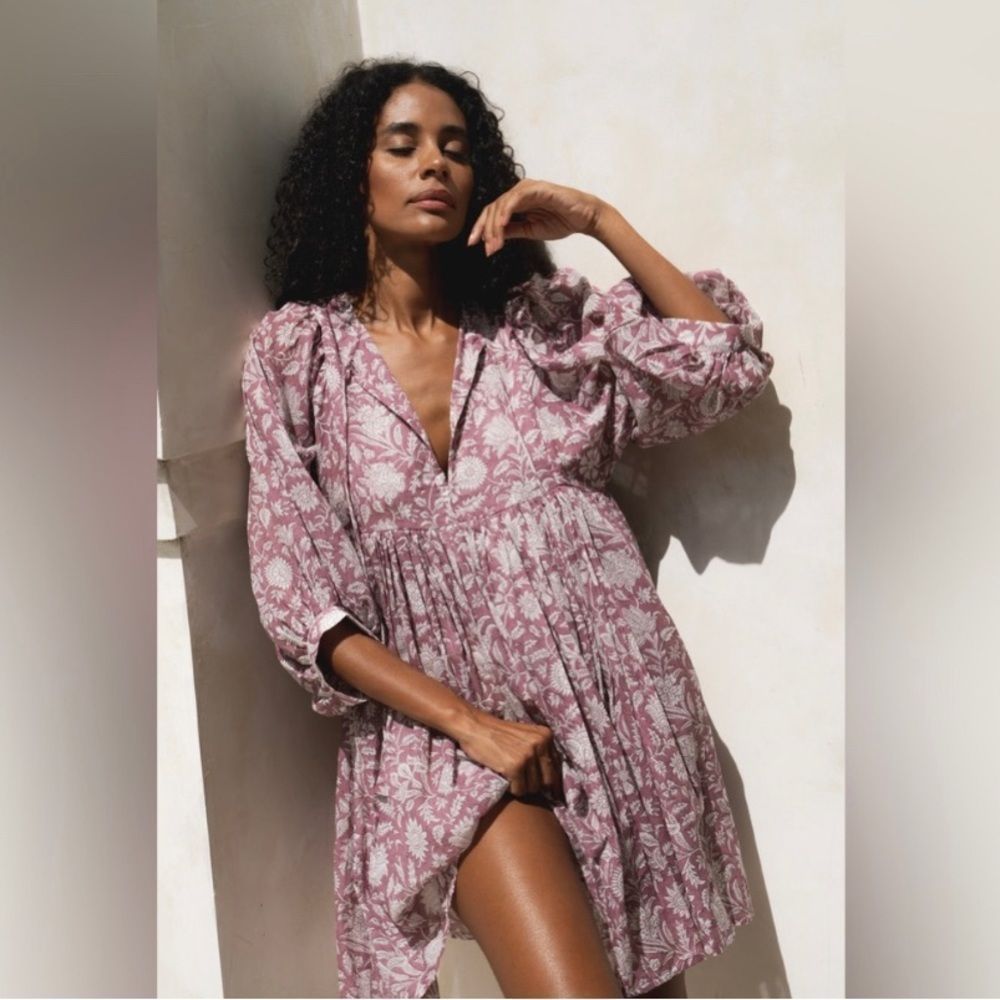 Daughters of India kyra mini dress in musk large